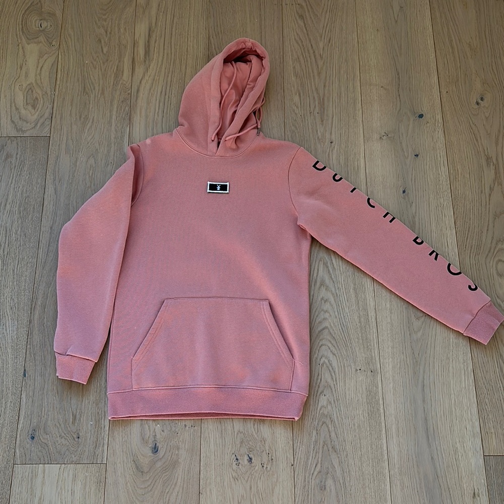 Dutch Bros pink hoodie